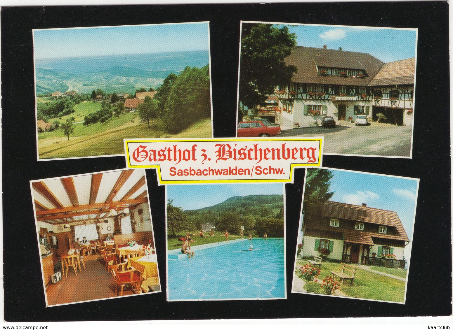 Sasbachwalden - Gasthof U. Pension Z. Bischenberg - Schwarzwald - (D.) - Schwimmbad - Sasbach