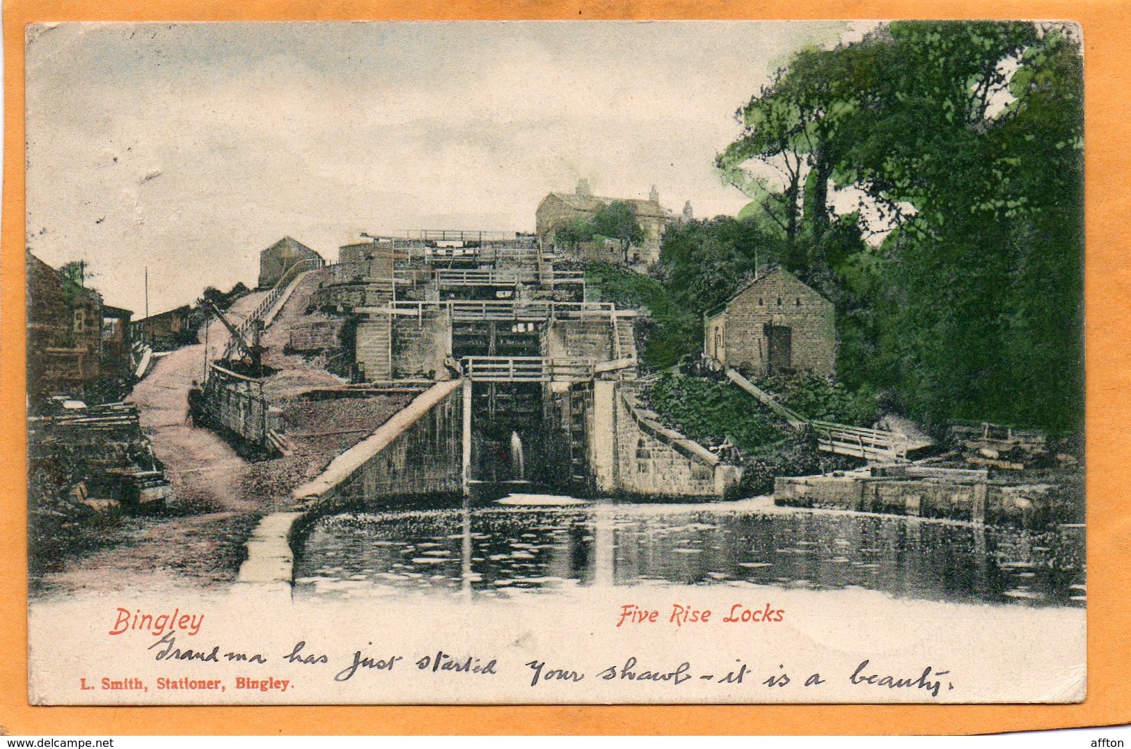 Bingley UK 1903 Postcard - Bradford