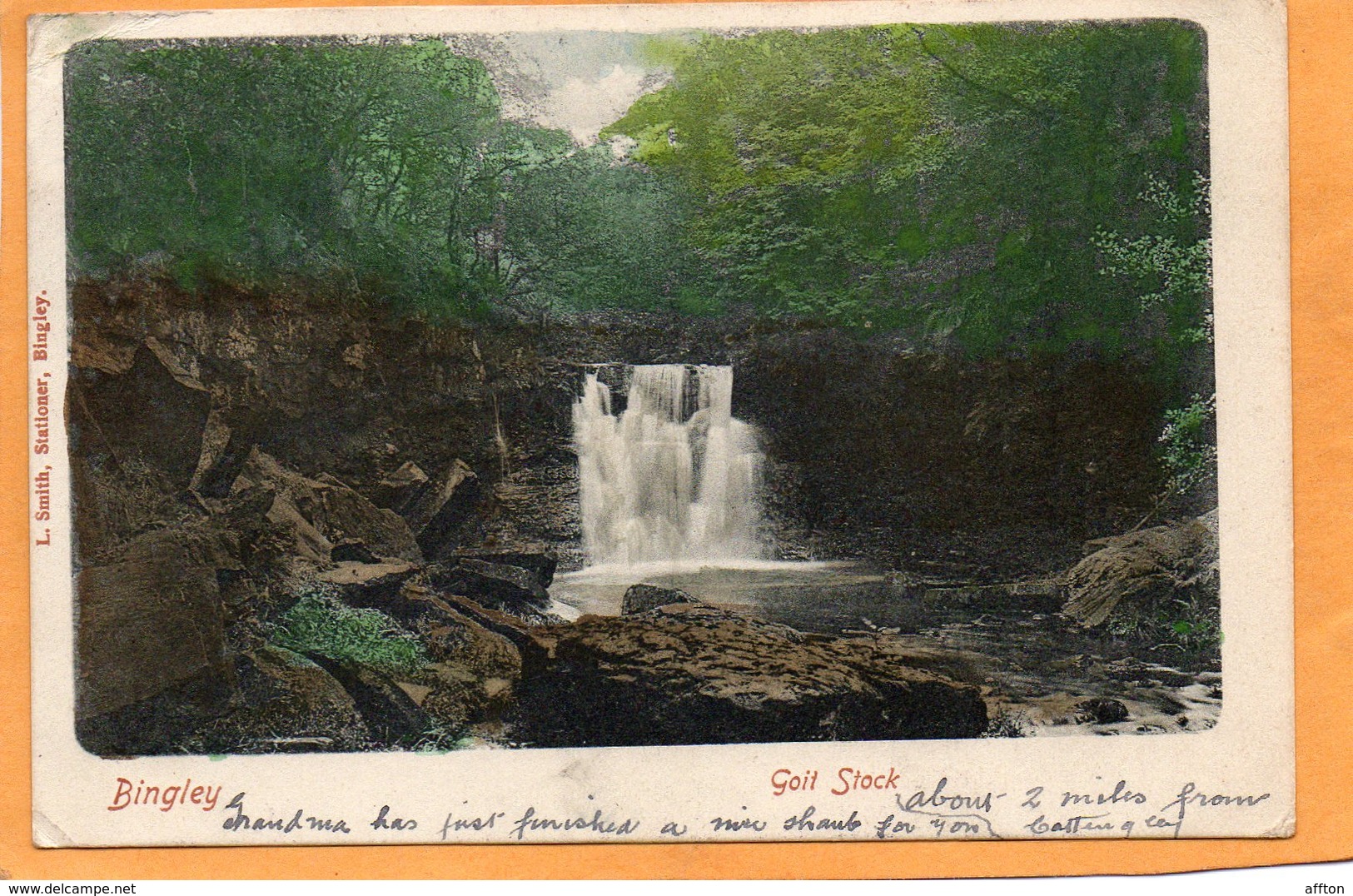 Bingley UK 1903 Postcard - Bradford