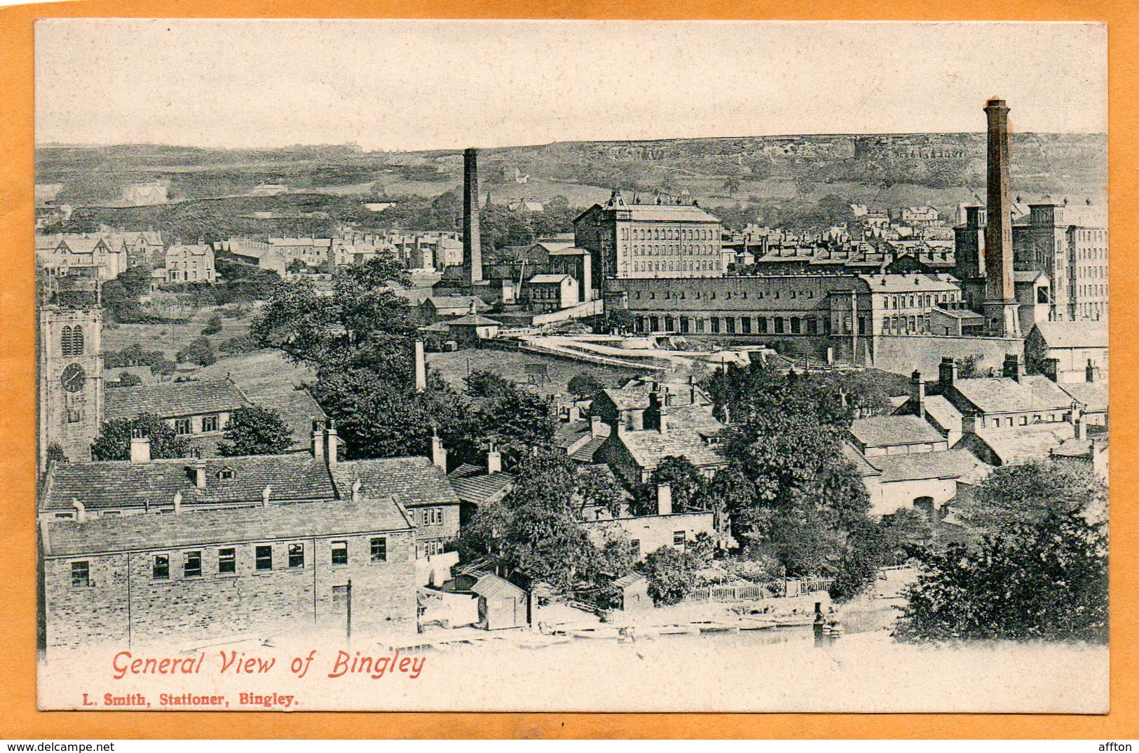 Bingley UK 1903 Postcard - Bradford