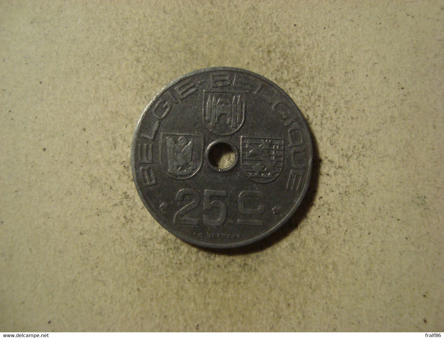 MONNAIE BELGIQUE 25 CENTIMES 1943 ( Belgie Belgique ) - 25 Centimos