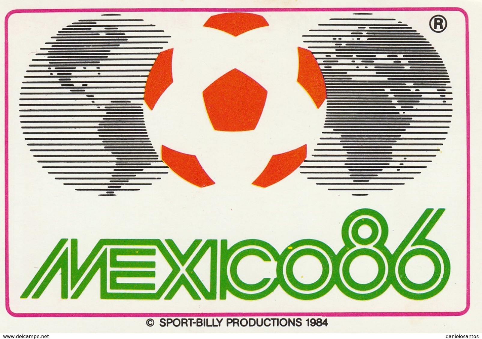 1986 Pocket Calendar Calandrier Calendario Portugal Futebol Soccer Mexico 86 - Grand Format : 1981-90