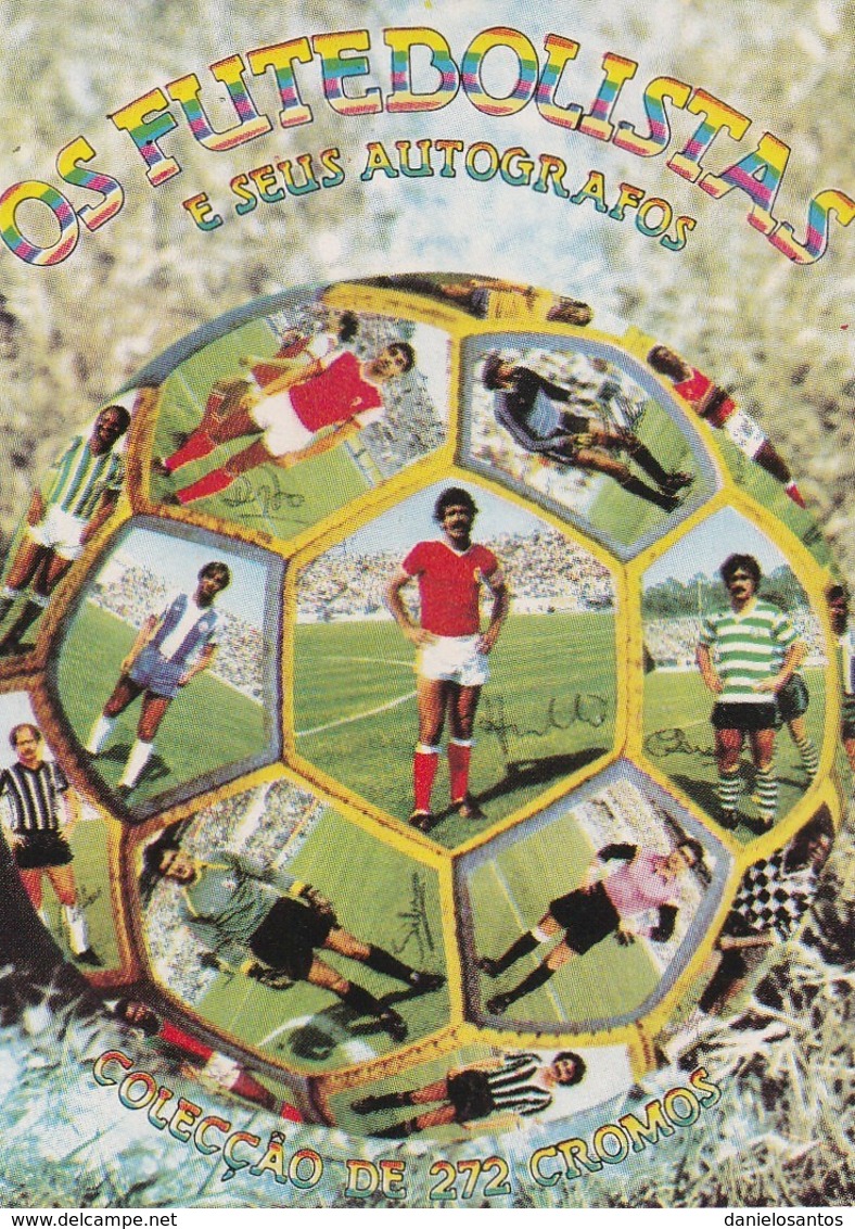 1983 Pocket Calendar Calandrier Calendario Portugal Futebol Soccer Futebolistas E Autografos - Grand Format : 1981-90