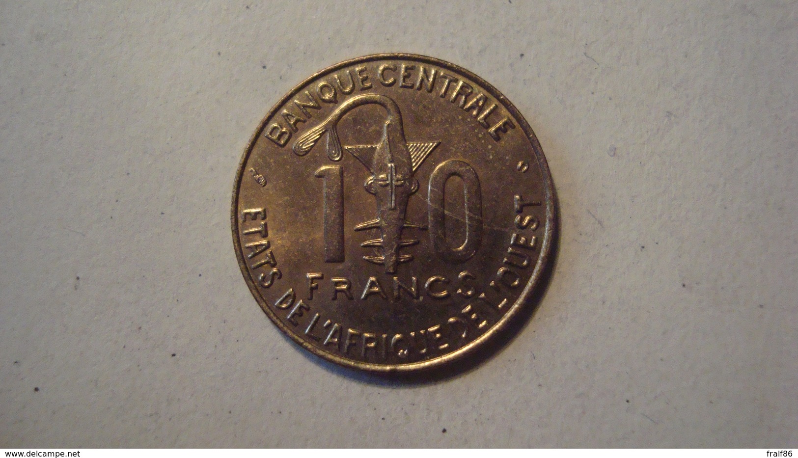 MONNAIE AFRIQUE DE L'OUEST 10 FRANCS 2001 - Autres – Afrique