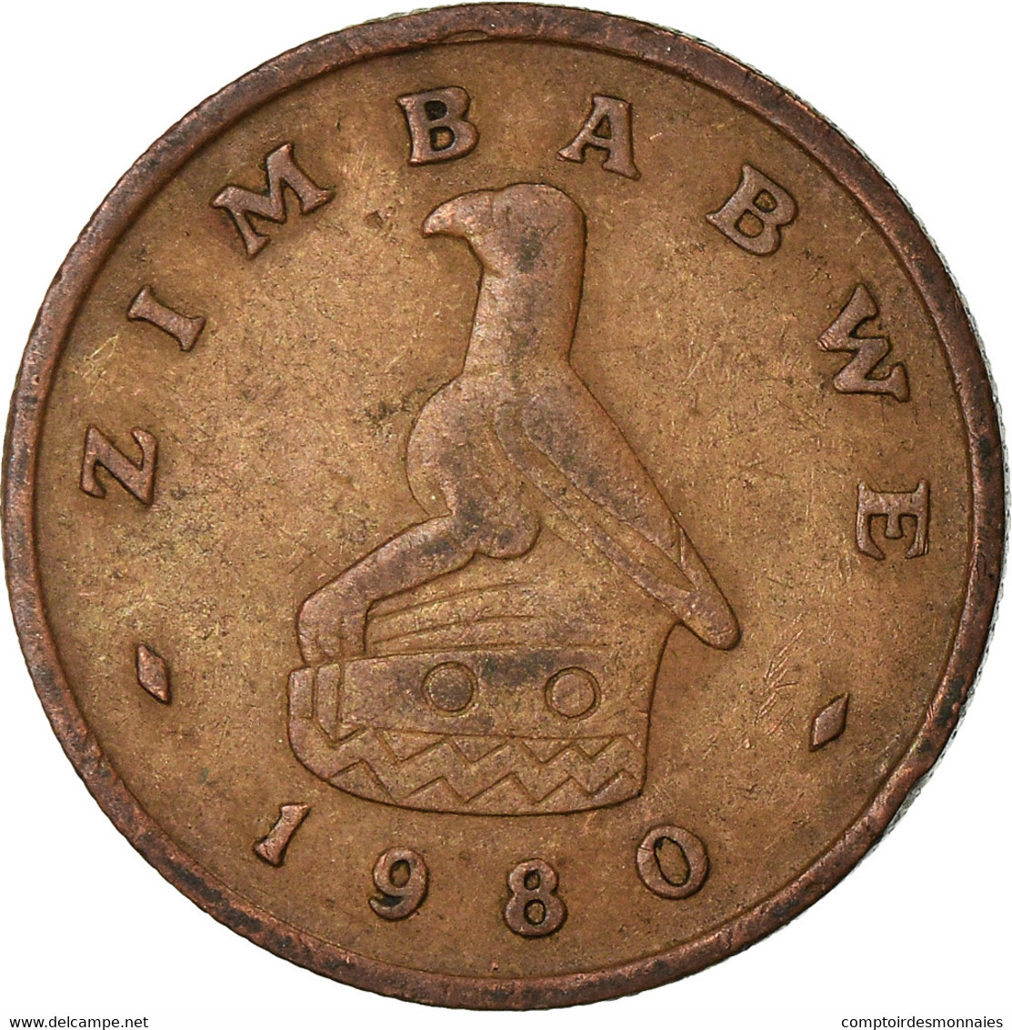 Monnaie, Zimbabwe, Cent, 1980, TTB, Bronze, KM:1 - Zimbabwe