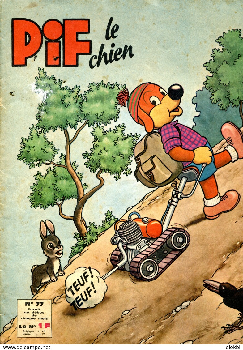 Pif Le Chien N°77 De Juillet 1964 - Pif - Autres