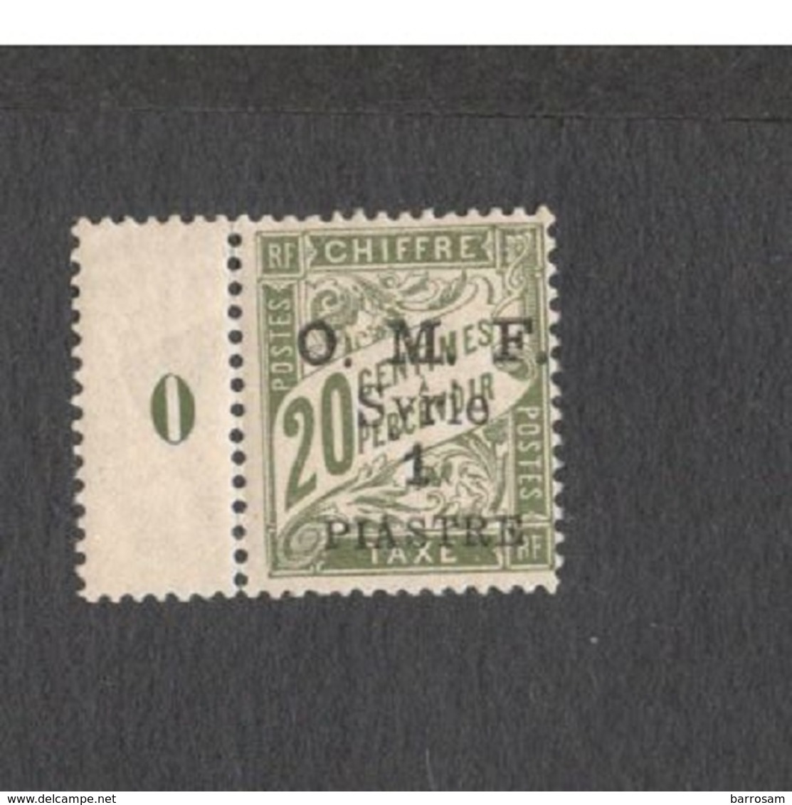 SYRIA1921:TAXE10 Mh* - Portomarken