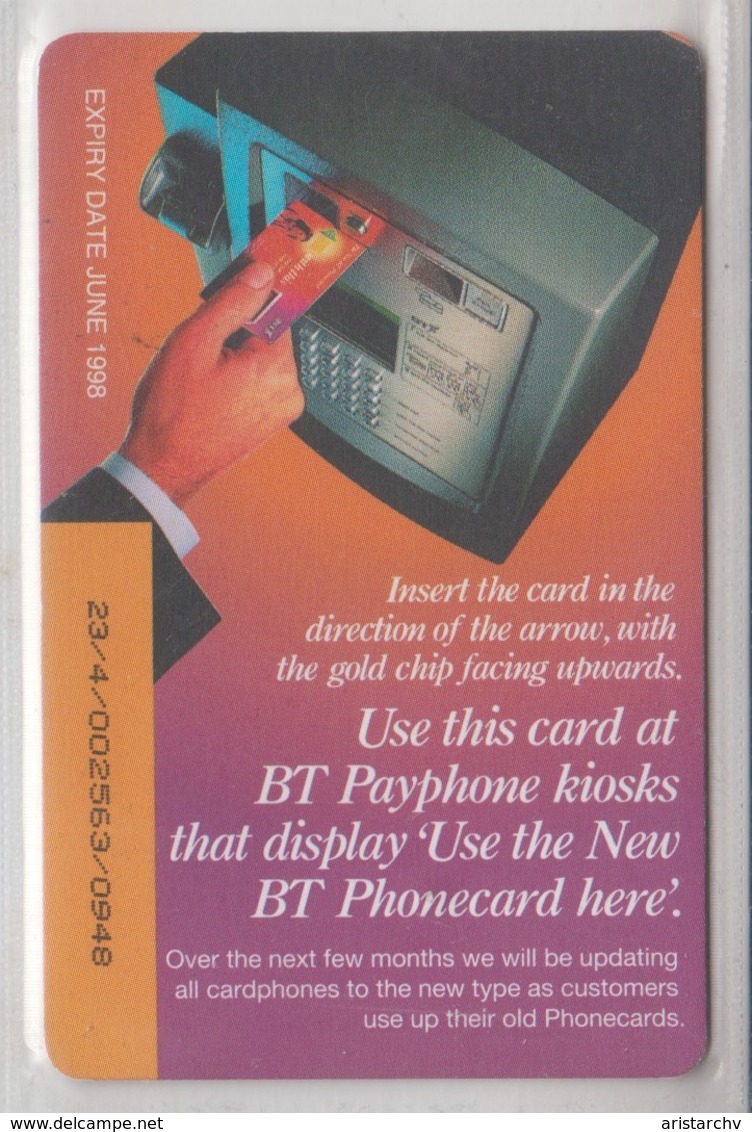 UNITED KINGDOM 1996 WITH THIS YOU CAN USE ONE OF THESE TELEPHONE BOOTH - BT Algemeen