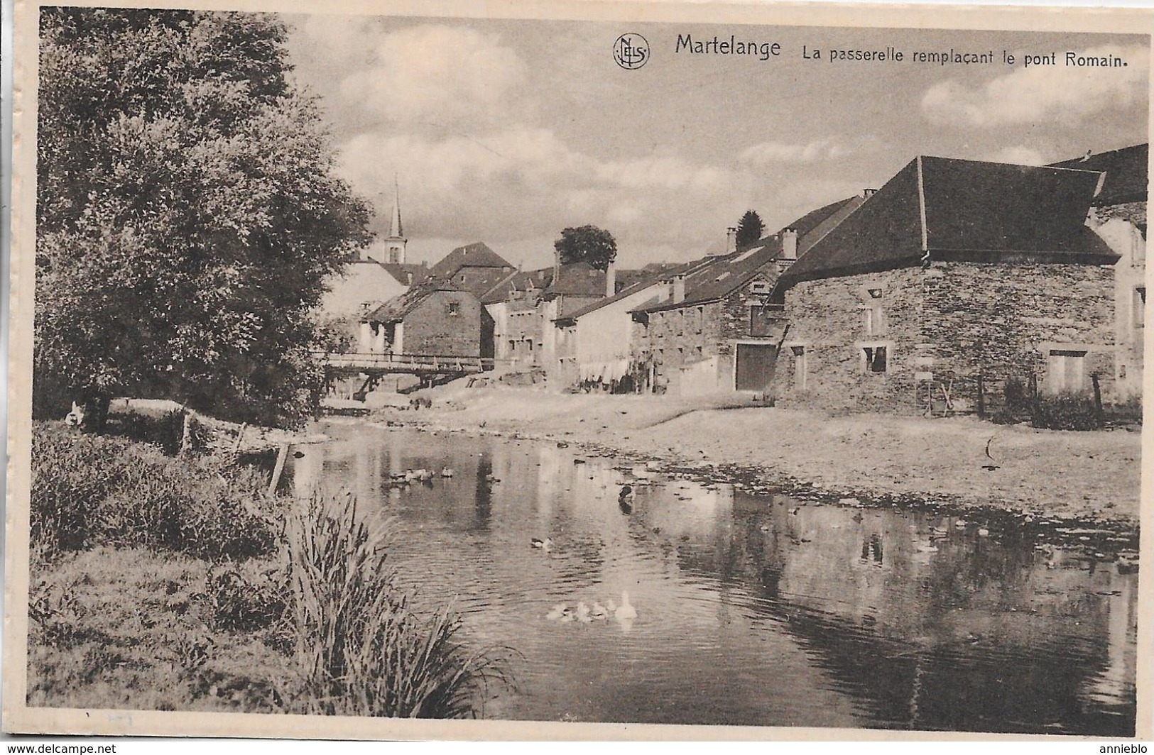 Martelange - La Passerelle Remplacant Le Pont Romain - *520* - Martelange