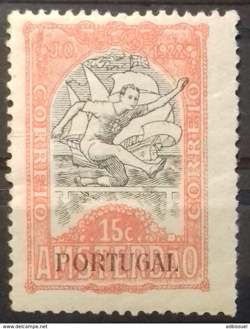 PORTUGAL N° 453 COTE 7,50 € NEUF ** MNH SURTAXE OBLIGATOIRE POUR L'EQUIPE PORTUGAISE DES JEUX OLYMPIQUES D'AMSTERDAM - Unused Stamps