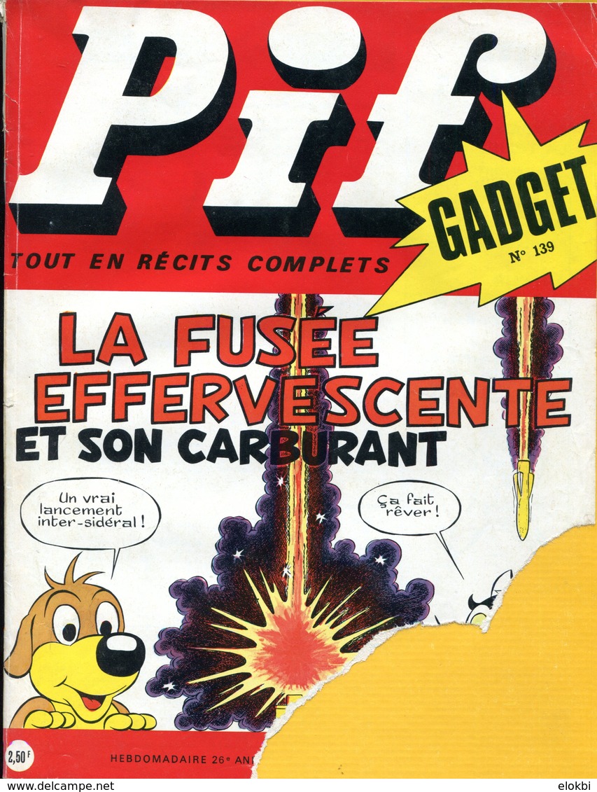 Pif Gadget N°139 - Fanfan La Tulipe - Rahan - Pif Gadget