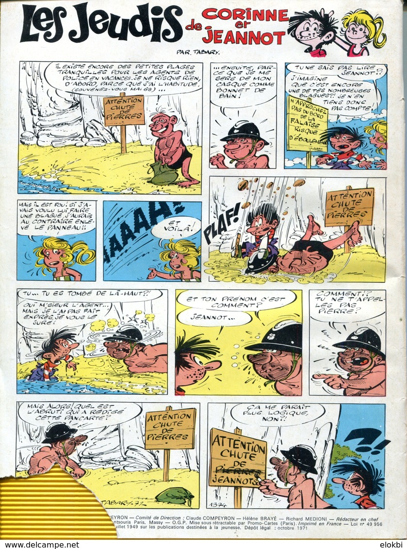 Pif Gadget N°139 - Fanfan La Tulipe - Rahan - Pif Gadget