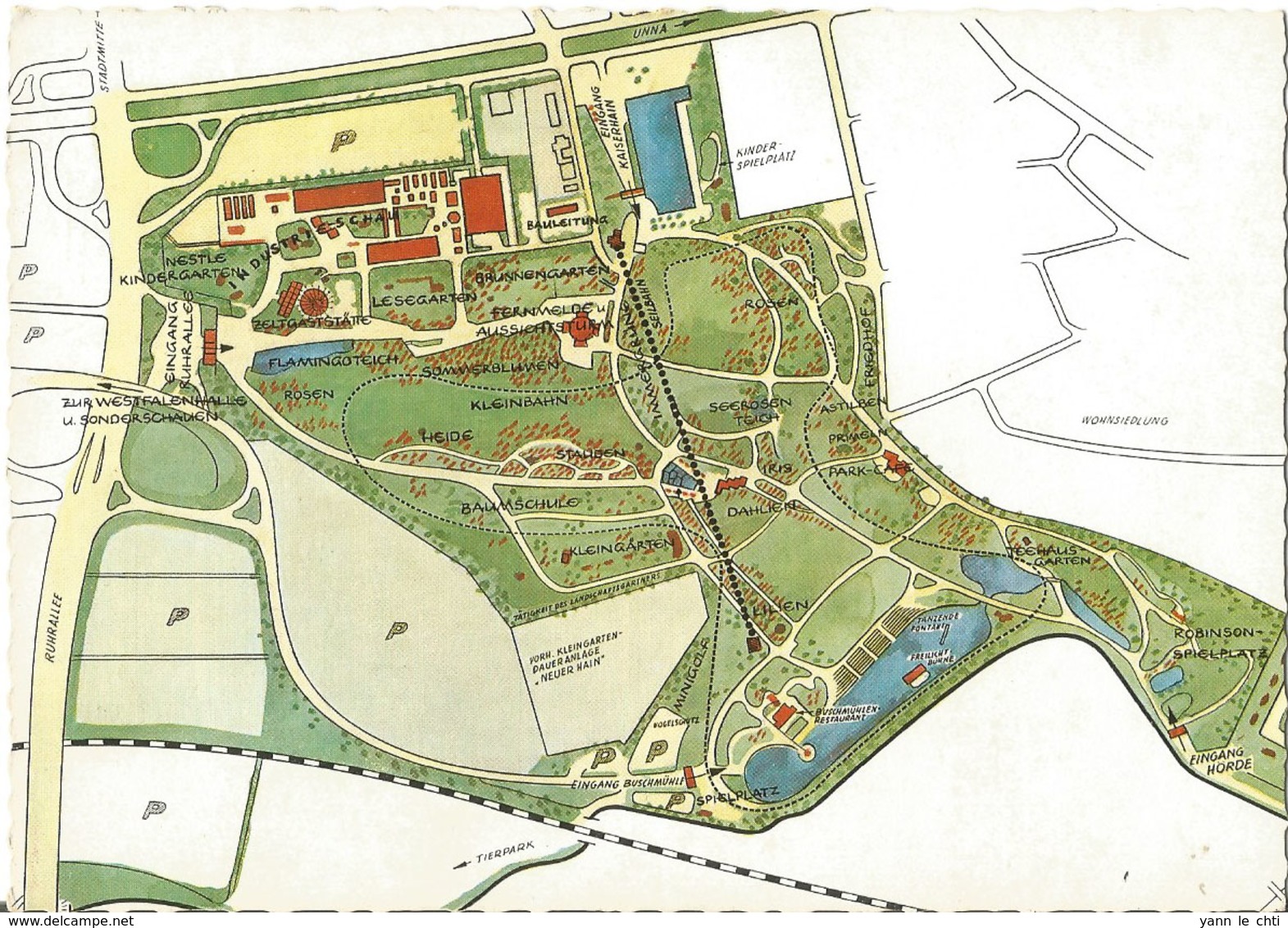 Postkarte  Dortmund Bundesgartenschaugelaende 1959 Neuve - Dortmund