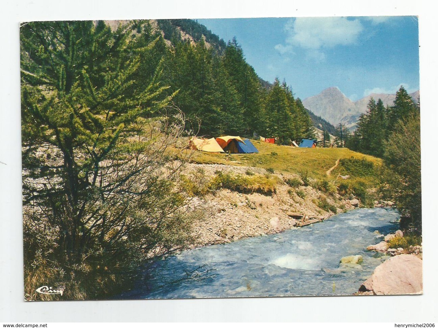 05 Hautes Alpes Ceillac Camping Dans La Vallée Du Melezet - Other & Unclassified