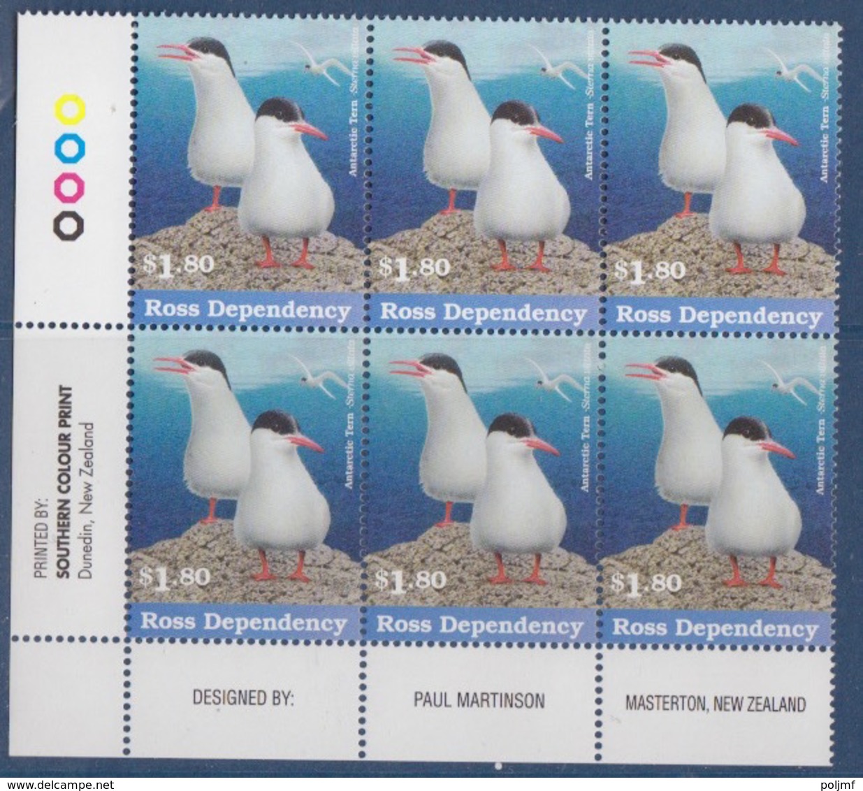 Ross, N° 55 X 10 Dont Bloc De 6 (Sterne Antarctique) Neuf ** - Unused Stamps