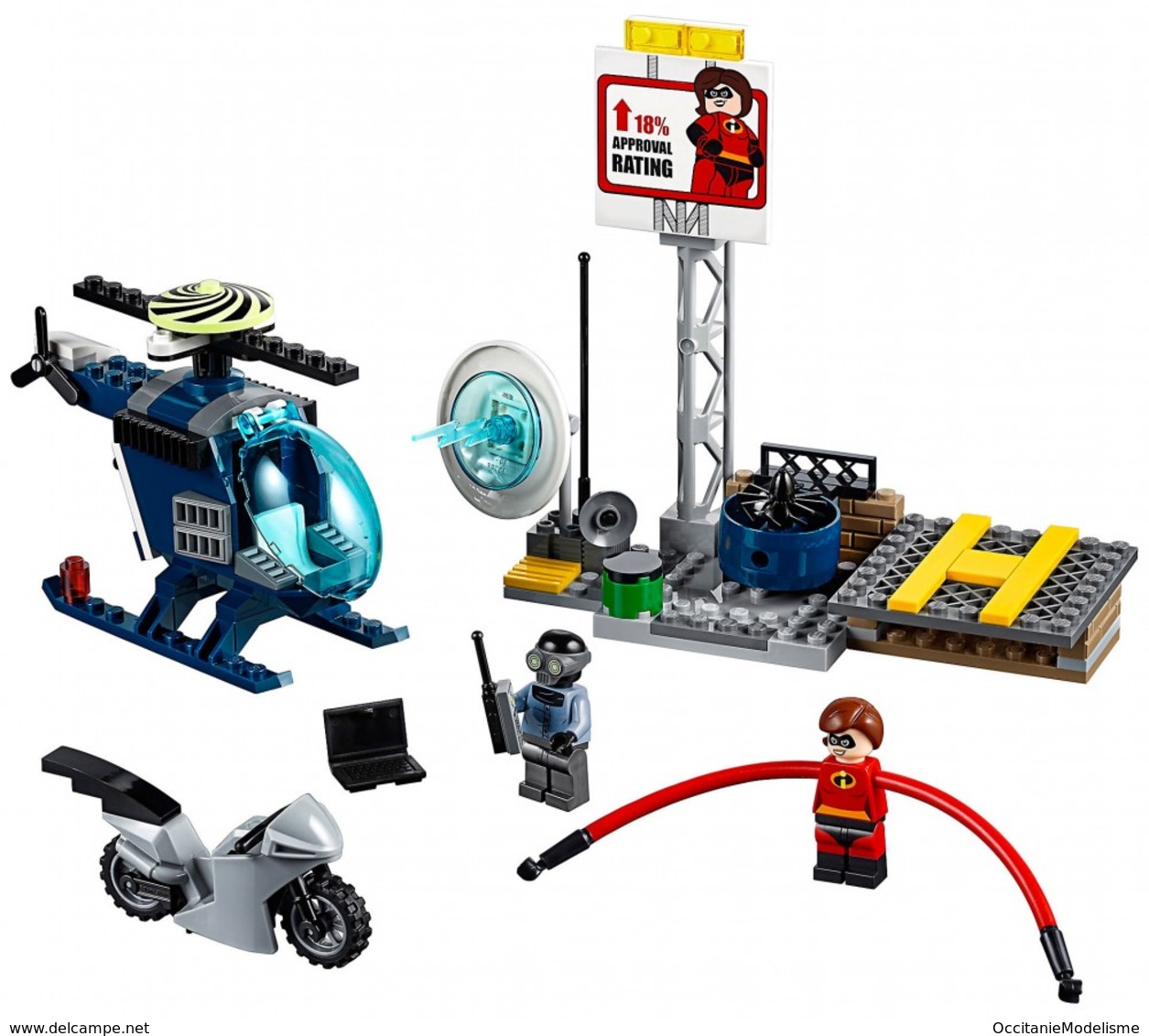 Lego Juniors - LES INDESTRUCTIBLES 2 La Poursuite Sur Les Toits D'Elastigirl Réf. 10759 Neuf - Non Classificati