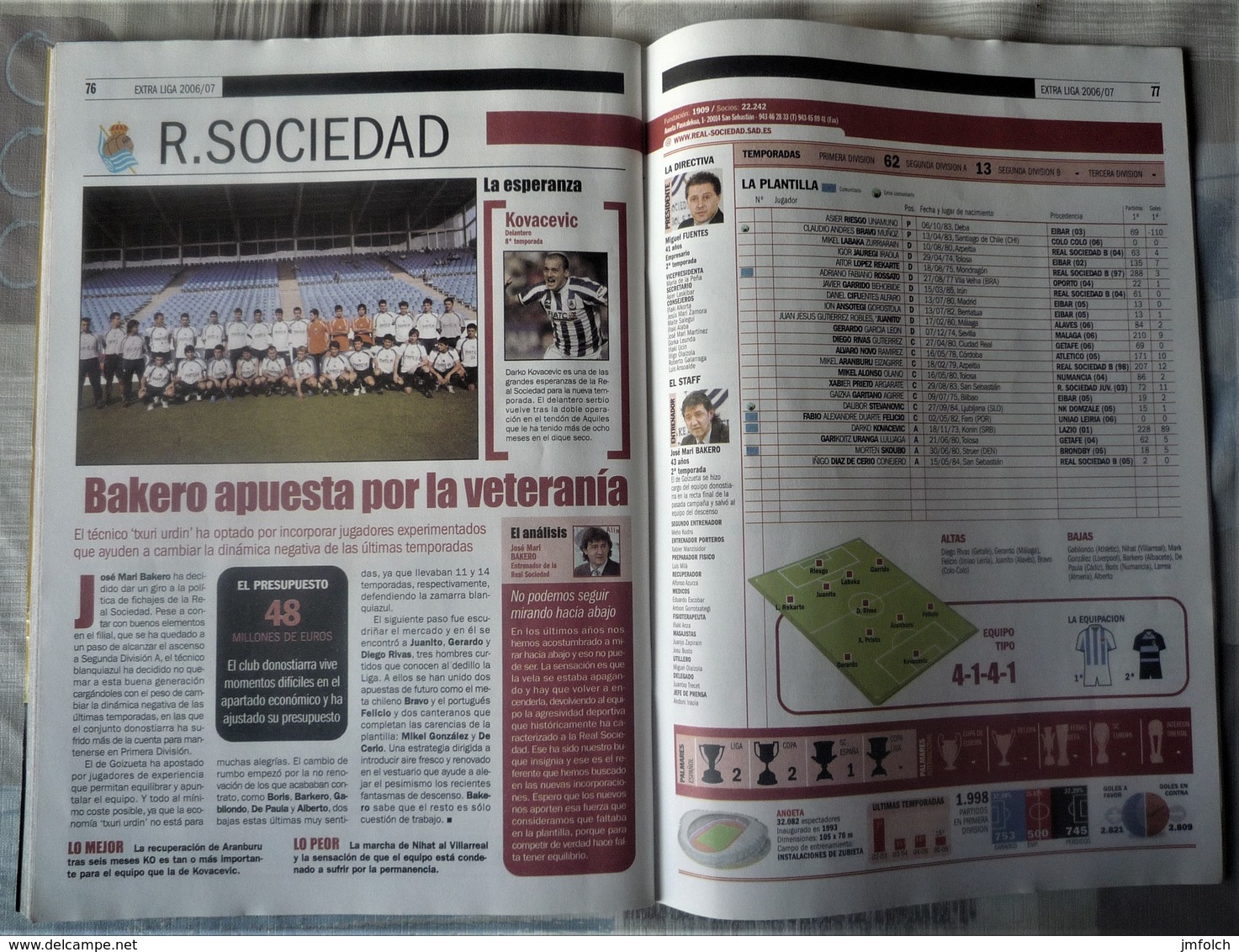 SUPLEMENTO ESPECIAL LIGA 2006-2007. DEL DIARIO SPORT