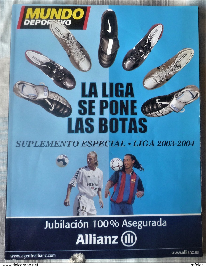 SUPLEMENTO ESPECIAL LIGA 2003-2004.  DE MUNDO DEPORTIVO - [4] Temas