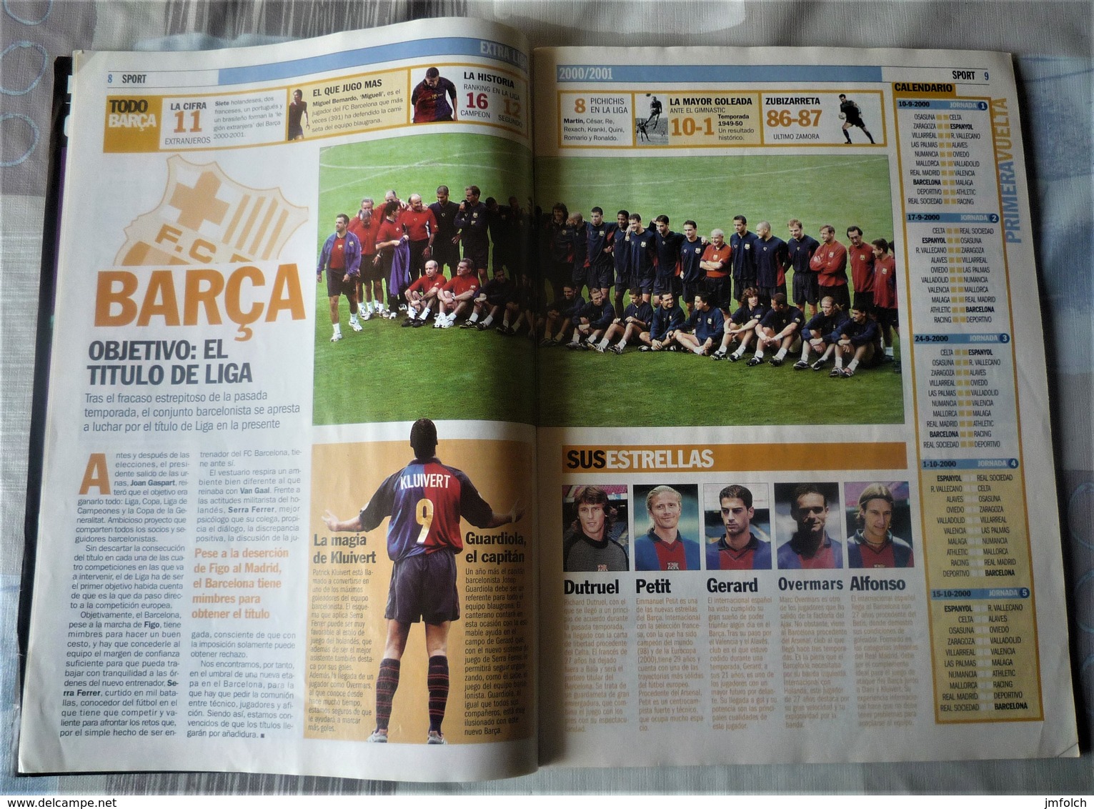 SUPLEMENTO ESPECIAL LIGA 2000-2001.  DEL DIARIO SPORT - [4] Themes