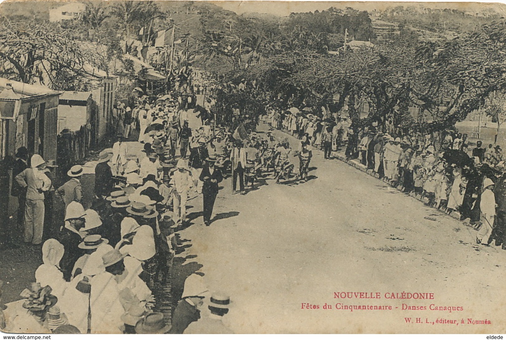 Nouvelle Caledonie New Caledonia Fetes Cinquantenaire Danses Canaques Edit WHL . Noumea - Nuova Caledonia