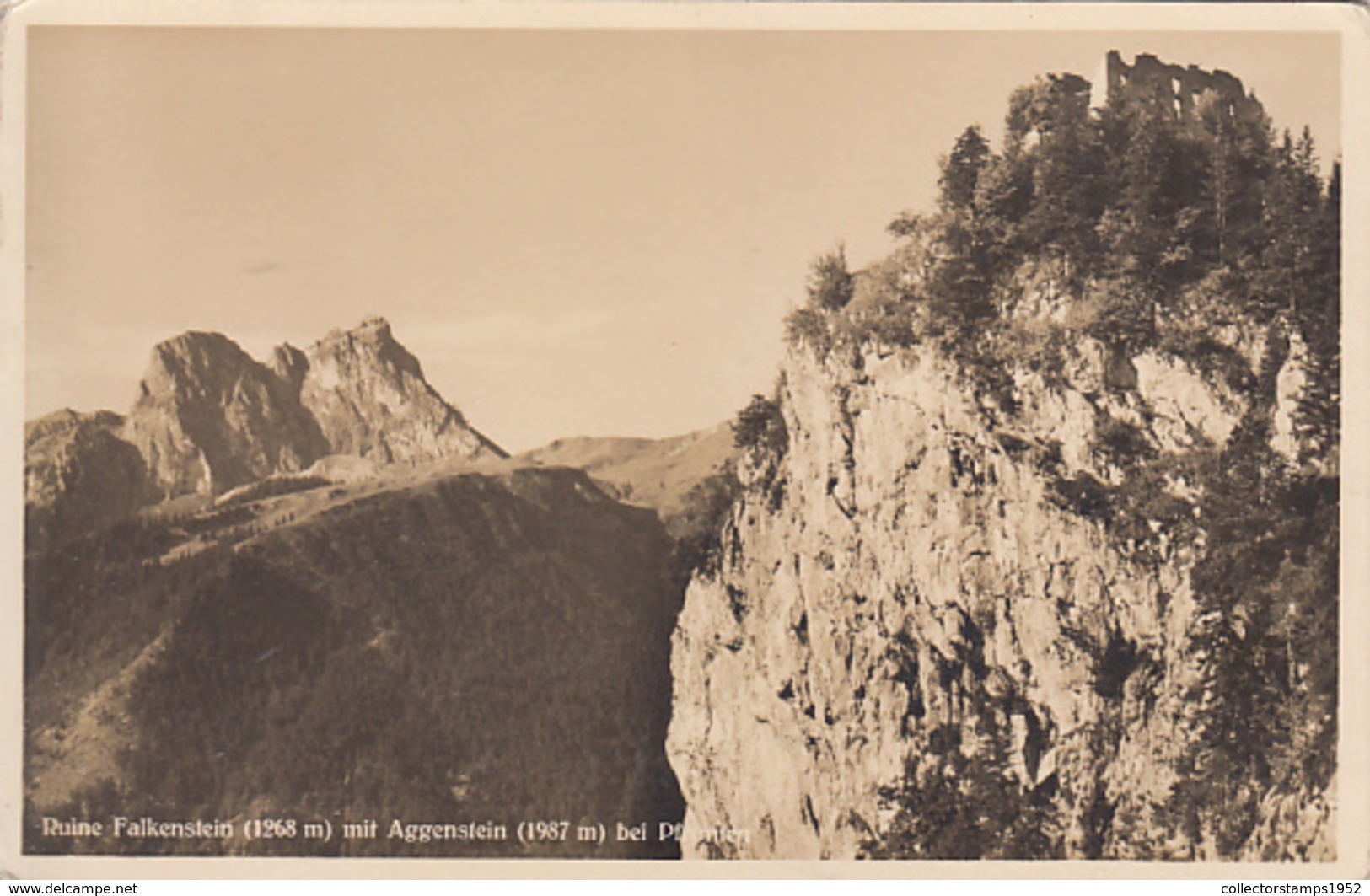 87261- PFRONTEN- FALKENSTEIN CASTLE RUINS, ROCKS - Pfronten