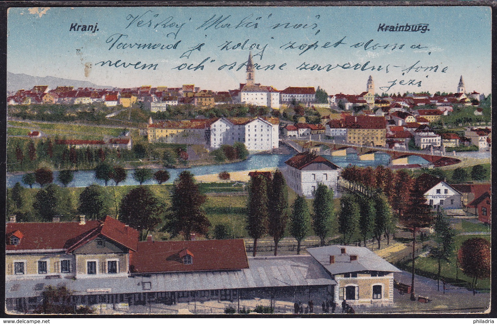 Kranj, General View, Mailed 1922 - Slowenien