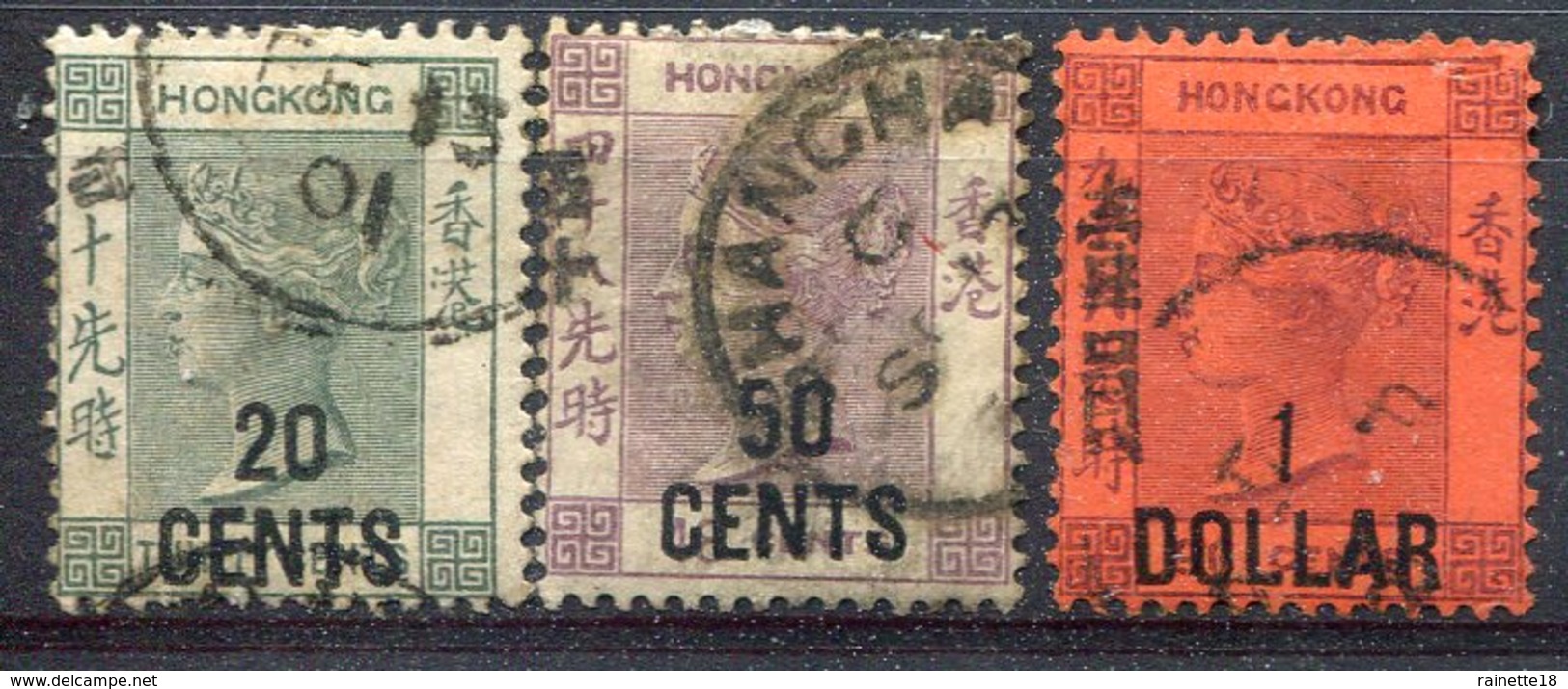 Hong Kong            N° 54/56  Oblitérés - Oblitérés