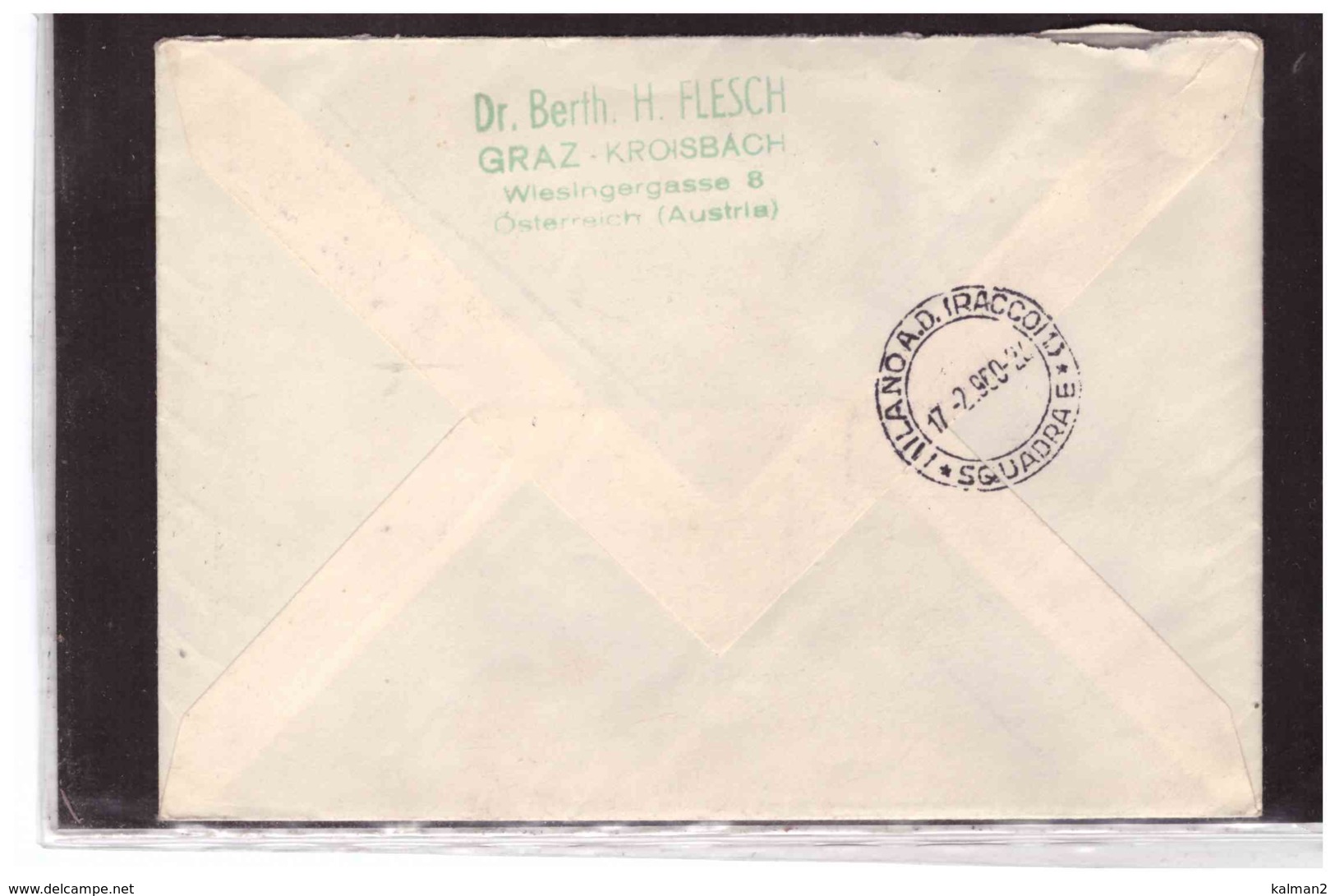 TEM11681  -  GRAZ-KROISBACH 13.2.1950  /   REGISTERED  COVER  WITH INTERESTING POSTAGE - Lettres & Documents