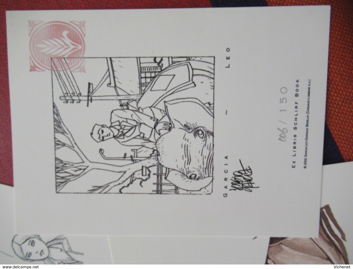 Garcia - Leo - Ex-Libris Schlirf Book N° 6 / 150 (2002) - Signé Garcia - Illustrateurs G - I