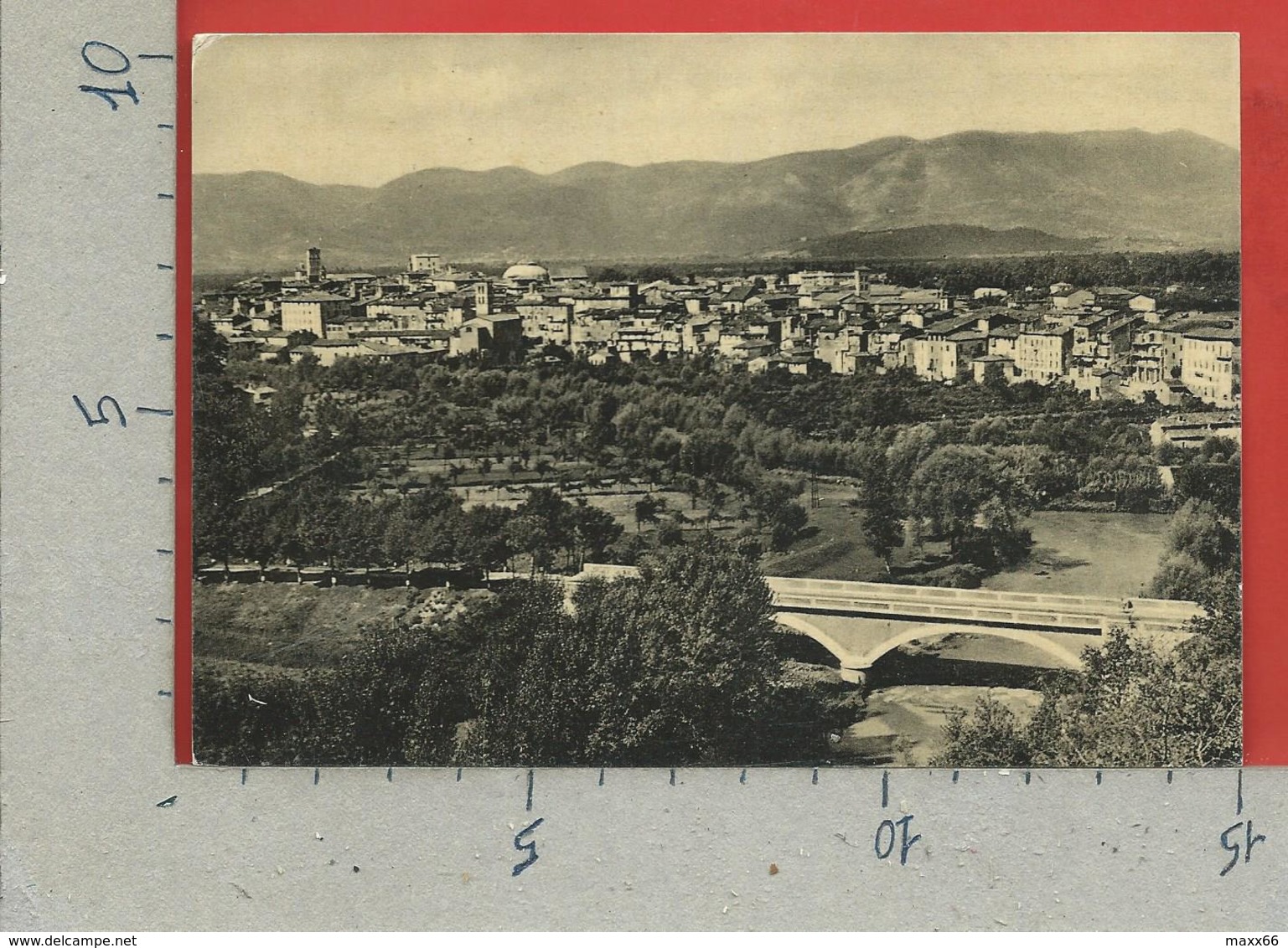 CARTOLINA VG ITALIA - RIETI - Panorama - 10 X 15 - 1956 - Rieti