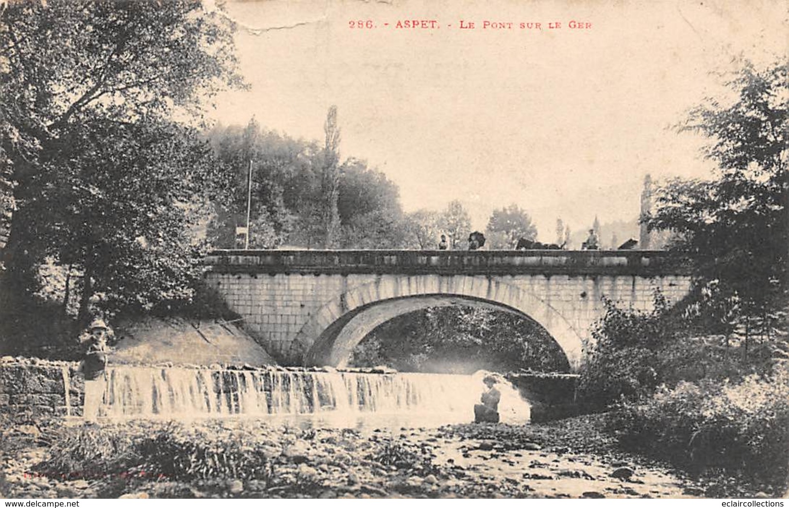 Aspet        31        Le Pont Sur Le Ger            (Voir Scan) - Autres & Non Classés