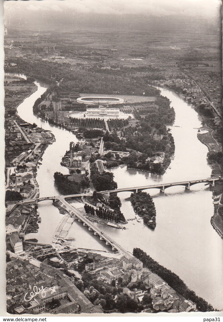 TOULOUSE   Quai Et Pont De Tounis,Pont St Michel, Parc Municipal Des Sports... - Toulouse