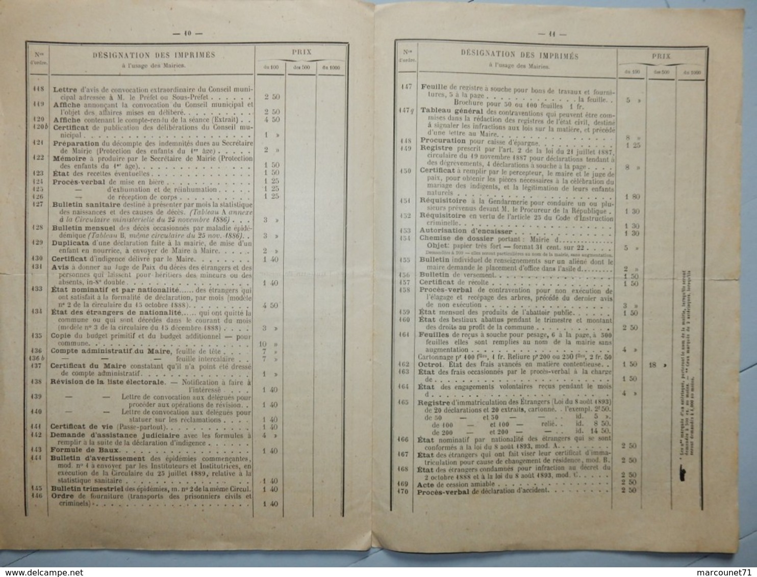 RARE DOCUMENT 1895 RADENEZ MONTDIDIER SOMME LIVRET IMPRIMÉE ADMINISTRATIF USAGES DES SOCIÉTÉS SECOURS MUTUELS MAIRIES