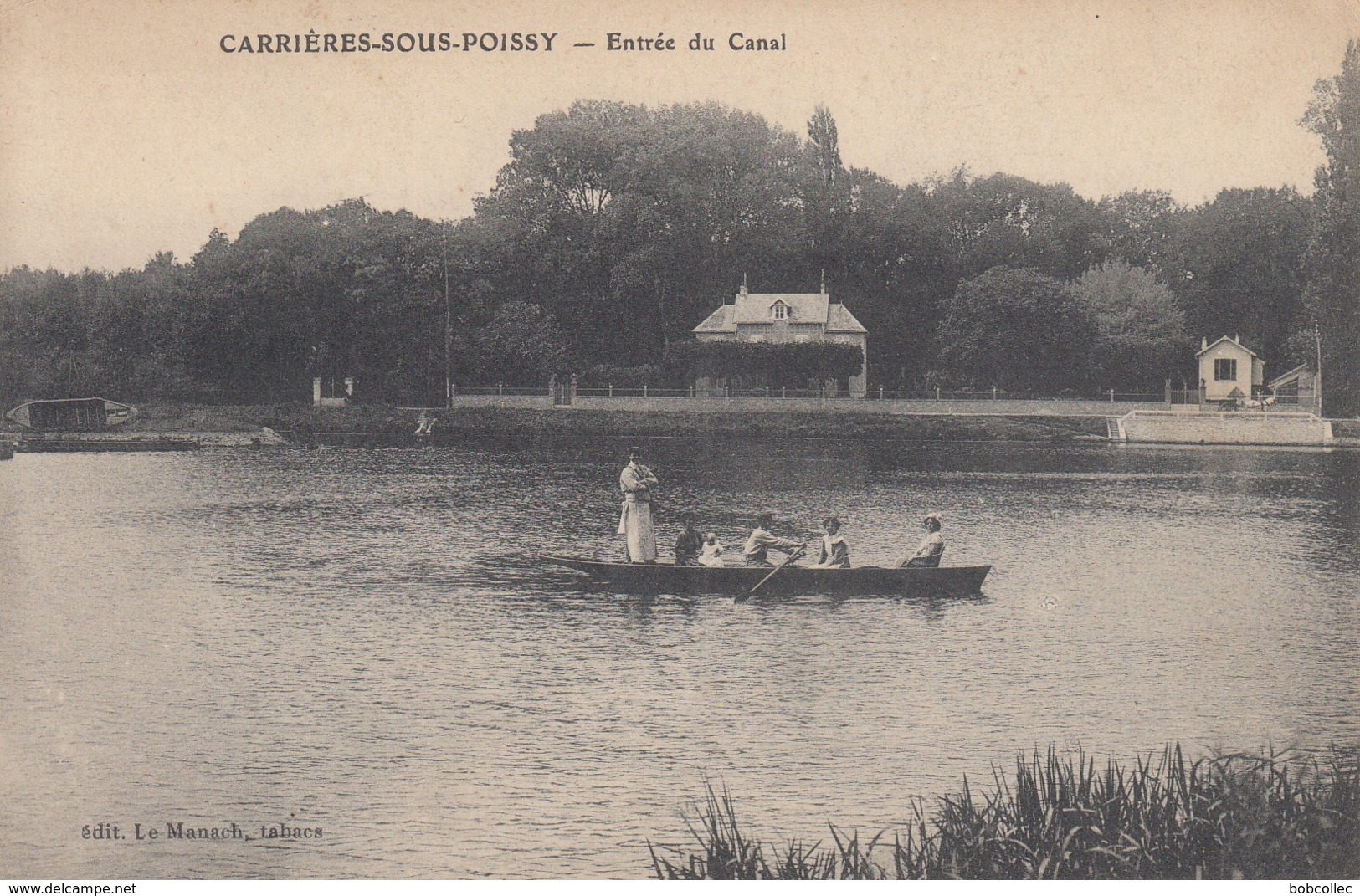 CARRIERES-SOUS-POISSY: Entrée Du Canal - Carrieres Sous Poissy