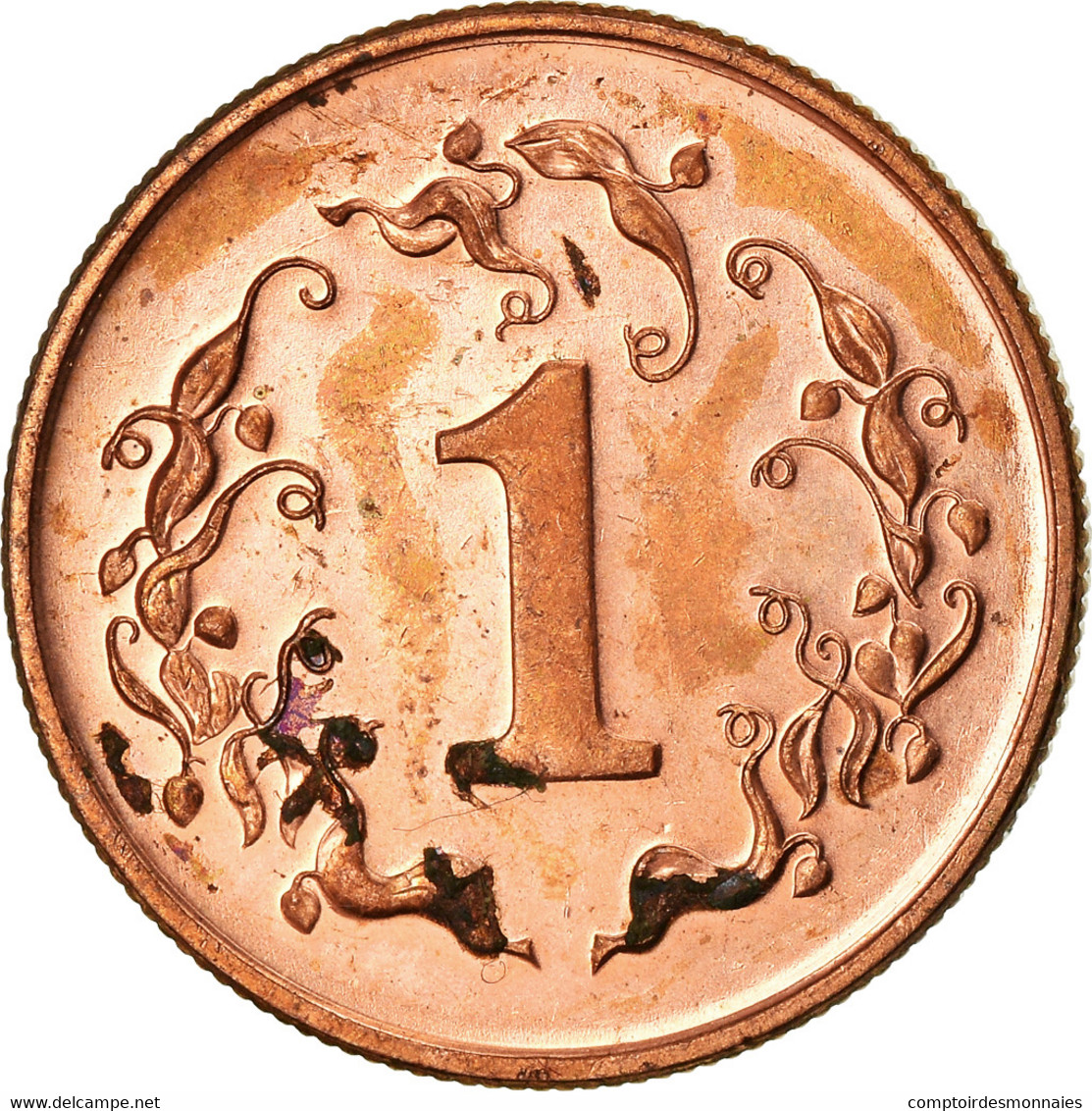 Monnaie, Zimbabwe, Cent, 1997, TTB, Bronze Plated Steel, KM:1a - Zimbabwe