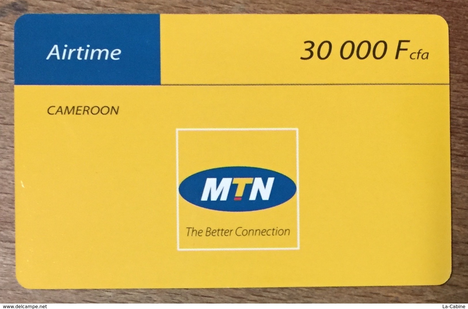 CAMEROUN MTN AIRTIME CAMEROON RECHARGE GSM 30.000 FCFA SANS CODE PAS TELECARTE CARTE TÉLÉPHONIQUE PRÉPAYÉE - Kamerun