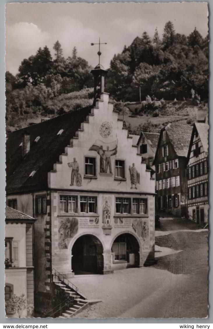 Schiltach - S/w Rathaus 1 - Schiltach