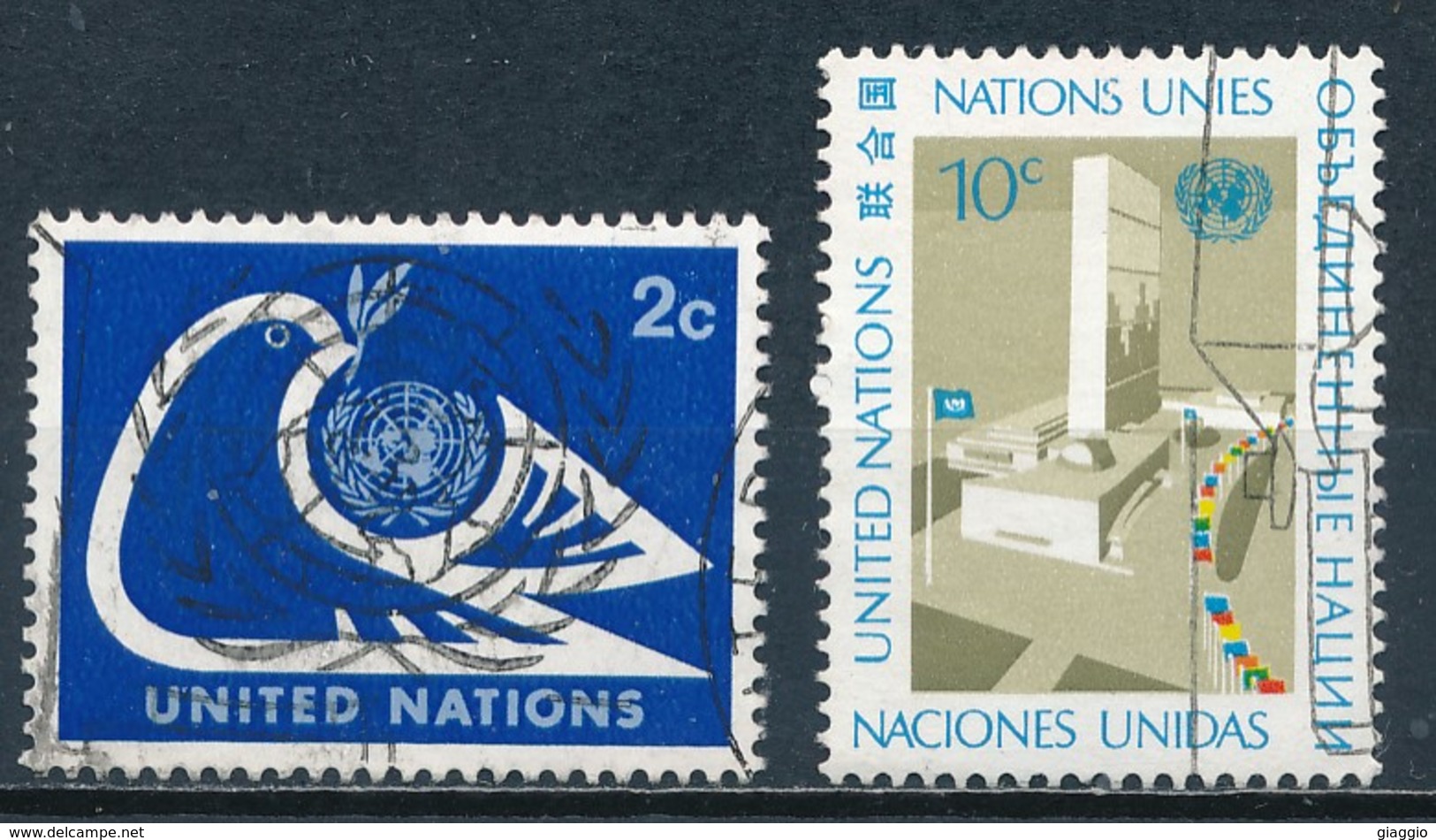 °°° ONU NEW YORK - Y&T N°242/43 - 1974 °°° - Used Stamps