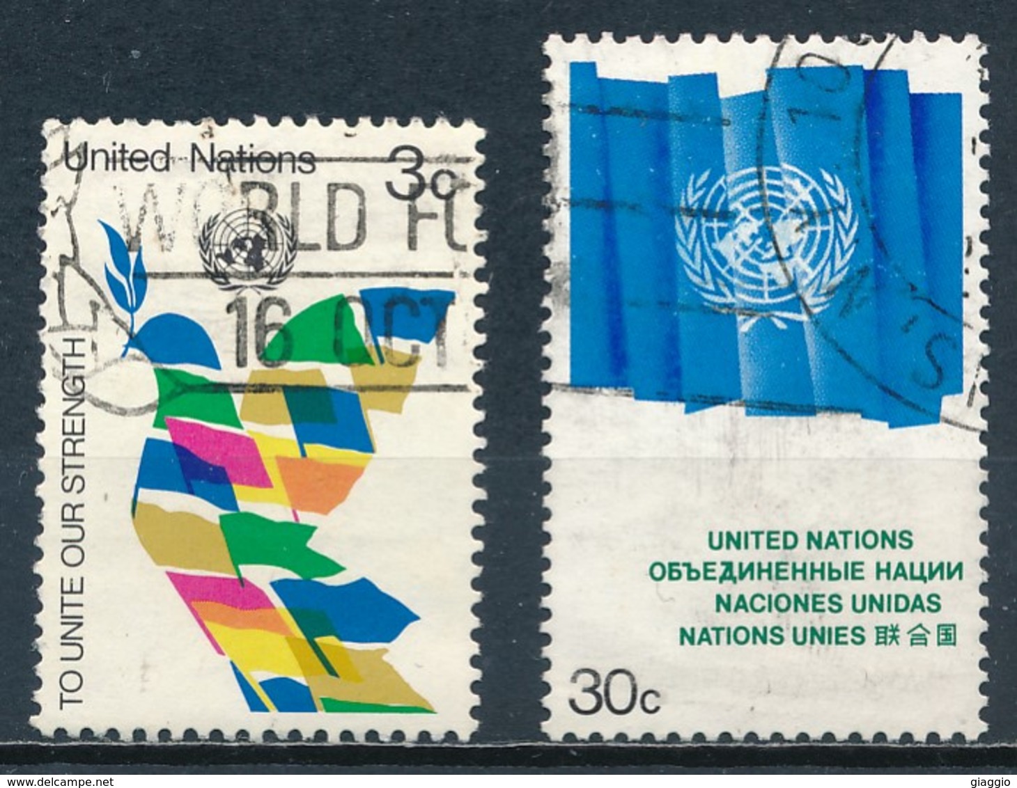 °°° ONU NEW YORK - Y&T N°259/61 - 1976 °°° - Gebraucht