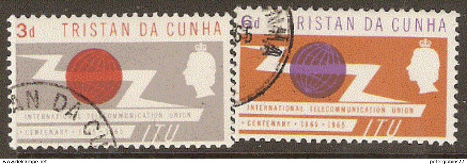 Tristan Da Cunha   1965  SG  85-6  I.T.U.    Fine Used - Tristan Da Cunha