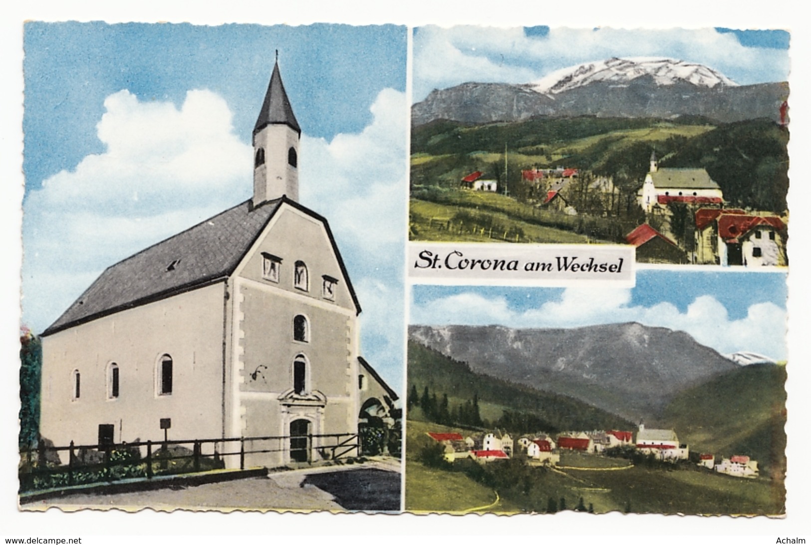 St. Corona Am Wechsel - 3 Ansichten - 1955 - Wechsel