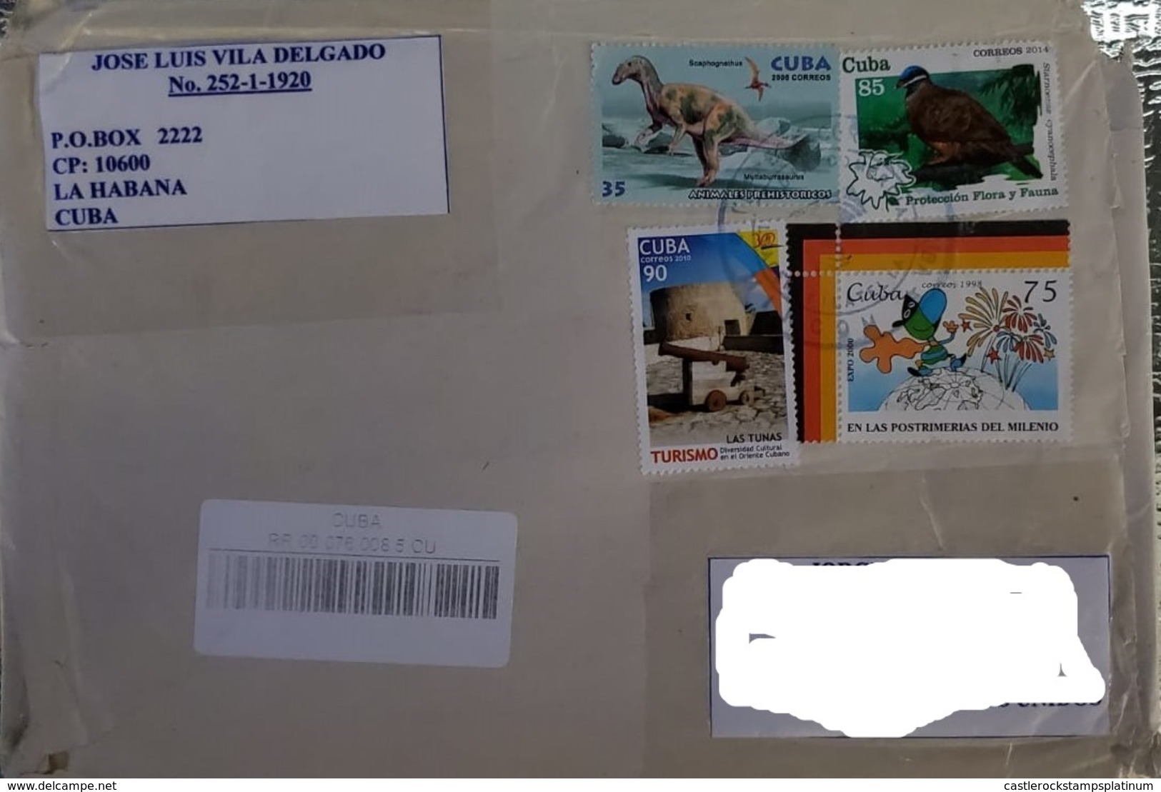 O 2014 CUBA. SPANISH ANTILLES, PREHISTORIC ANIMALS - SCAPHOGNATLUS, EXPOS 2000 HANOVER GERMANY - TWIPSY AND 1967 MONTREA - Covers & Documents
