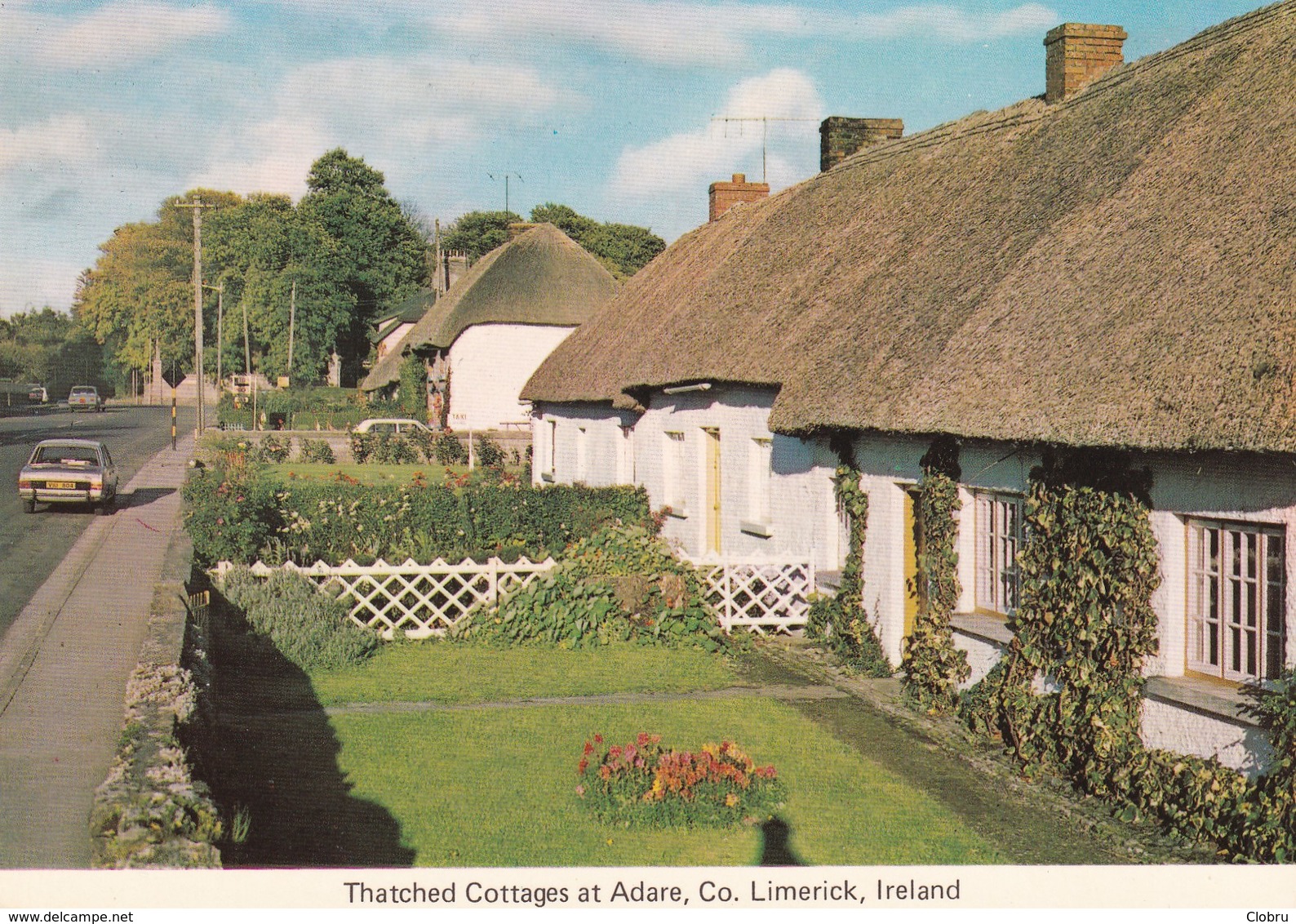 Irlande, Limerick, Thatched Cottages At Adare - Limerick