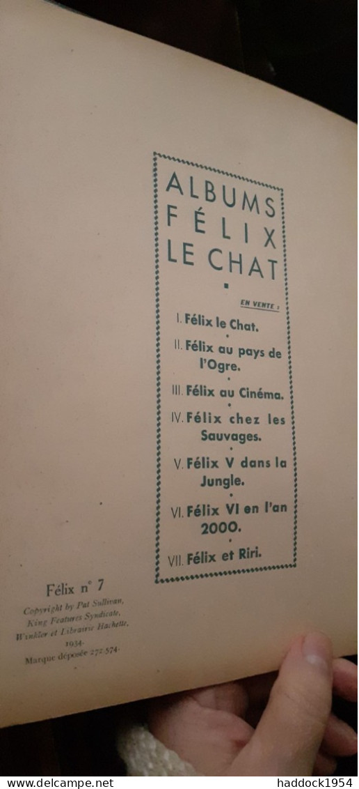 Félix Et Riri PAT SULLIVAN Hachette 1934 - Félix Le Chat