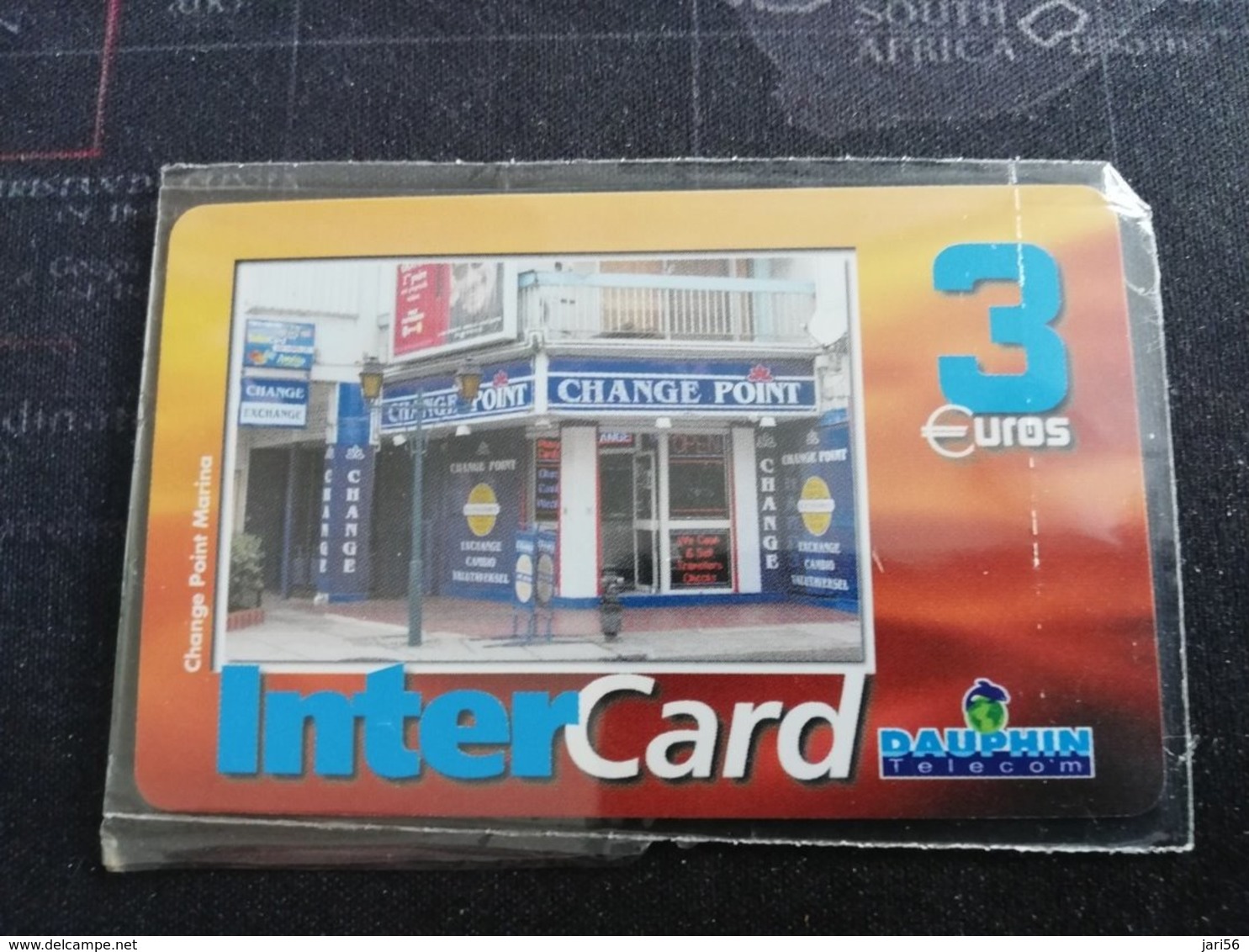 Caribbean Phonecard St Martin French INTERCARD  3 EURO CHANGE POINT    TIRAGE 1000X  MINT NO 121  **1763** - Antilles (French)