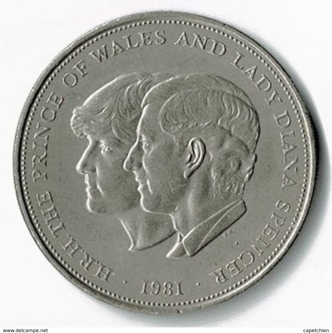 GRANDE BRETAGNE / 25 NEW PENCE / 1981 / MARIAGE LADY DIANA - 25 New Pence