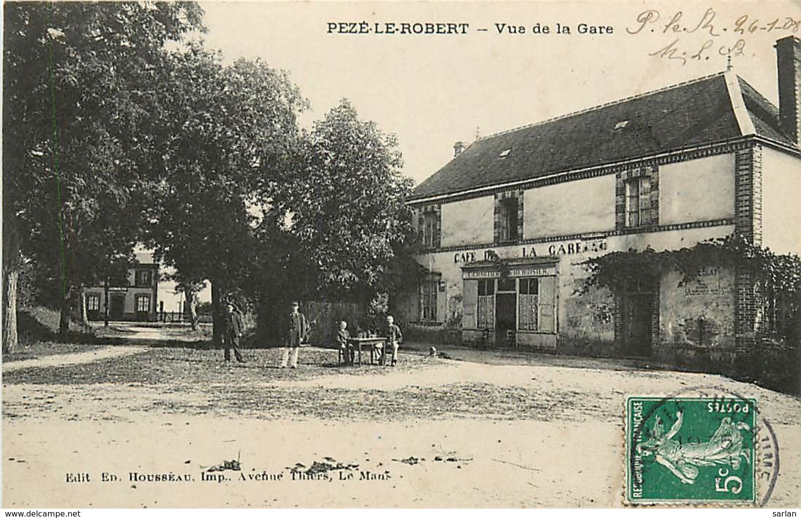 72 , PEZE LE ROBERT , Vue De La Gare , * 384 58 - Other & Unclassified