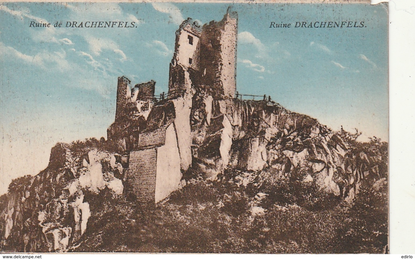 ***  Ruines De DRACHENFELS - TB(angle) Neuve - Drachenfels