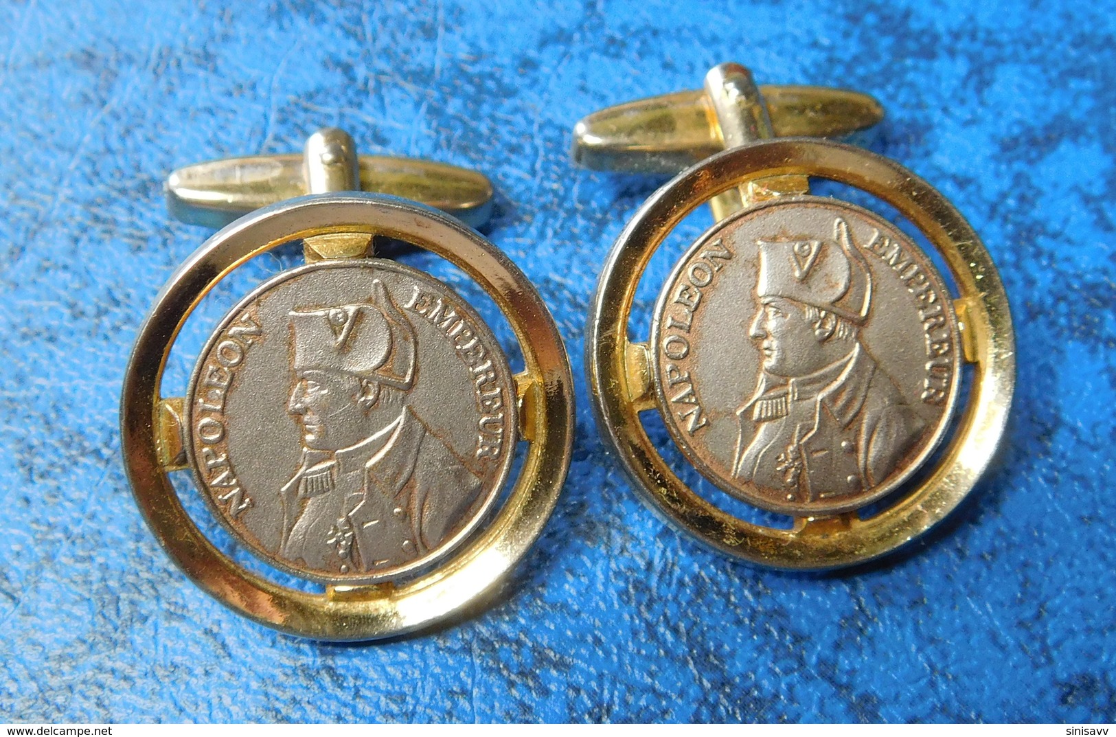 Vintage Rare Cufflinks - Napoleon Empereur - Cuff Links & Studs