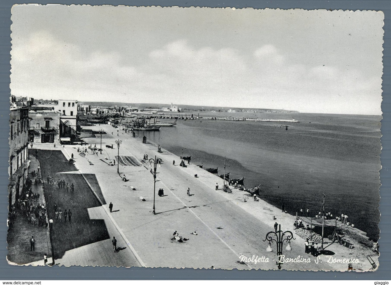 °°° Cartolina - Molfetta Banchina S. Domenico Viaggiata °°° - Molfetta